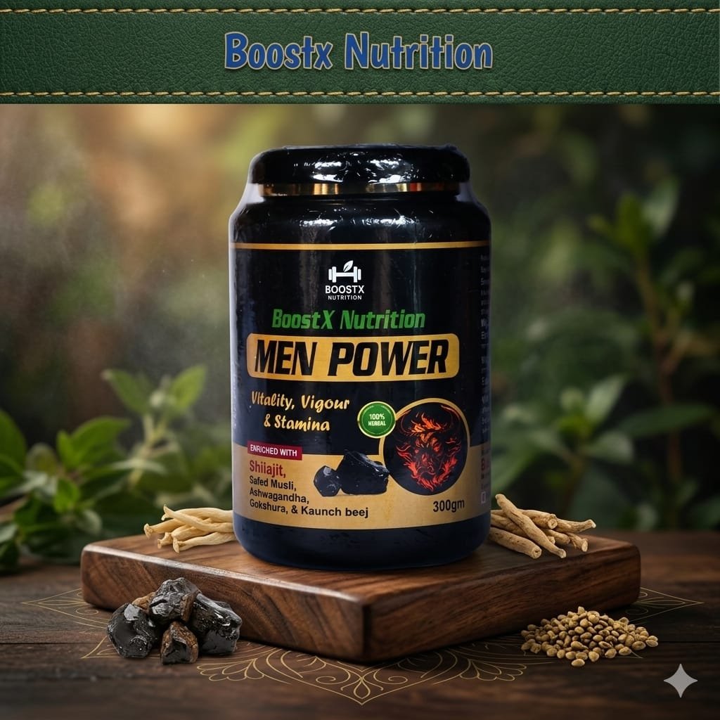 BoostX Nutrition Men Power Supplement – Energy, Stamina & Vitality Booster for Men (300g)